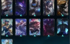 7 Lendárias (TOTAL 44), 25 Pontos de Prestigio, 3k de RP