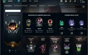 Conta prata 1 com TODOS os champs e 315 skins +1 Prestigio
