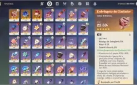 Genshin Impact AR36 + Diluc + 2 ARMAS 5*