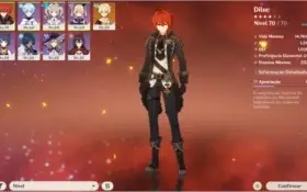 Genshin Impact AR36 + Diluc + 2 ARMAS 5*