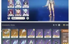 Ar30. Nilou + arma/ Nahida + arma e Kokomi