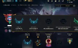 Diamante 3 com TODOS os Champs e 367 Skins (JG / MID / TOP)