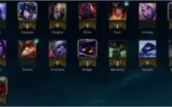 Conta de Lol Platina IV, 43 champs e 15 skins.