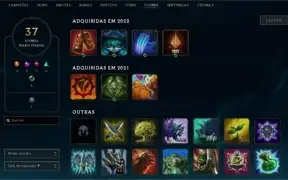 Conta LoL Platina 4