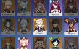 AR 56 Ayaka, Yoimiya, Venti,  +3 5 estrelas, +4 armas 5 star