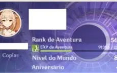 AR 56 Ayaka, Yoimiya, Venti,  +3 5 estrelas, +4 armas 5 star