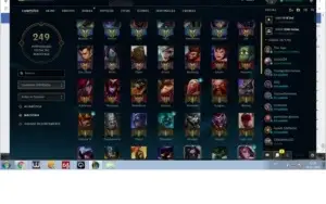 Conta GOLD com 34 Skins, Level 78, 77 campeões, nunc tom ban