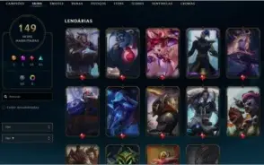 Conta de LOL 149 Skins