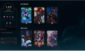 Conta de LOL 149 Skins