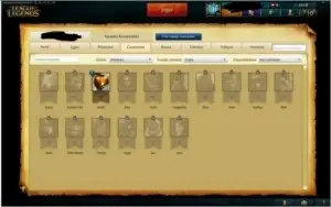 Conta de LoL, Plat V, 46 skins.
