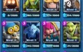 Conta de Clash Royale Level 12 com 15 Lendárias