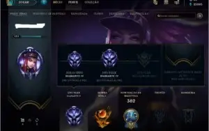 CONTA DIAMANTE 4 - TODOS OS CAMPEÕES E 130 SKINS
