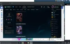 conta lol platina 4 para smurf.