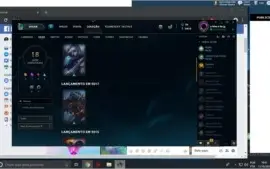 conta lol platina 4 para smurf.