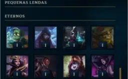 Conta LOL ANTIGA, SKINS RARAS, Platina 3, bom mmr