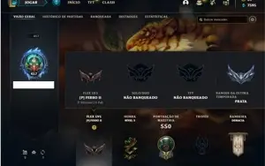Conta Unranked com TODOS os champs e 221 Skins + 1 Prestigio