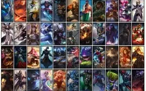 Conta Unranked com TODOS os champs e 221 Skins + 1 Prestigio