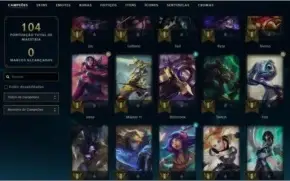 Conta de Lol Prata 1 com mmr bom boa pra smurfs