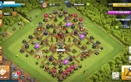conta clash of clans cv 10