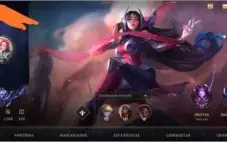 Conta de WILD RIFT com skins lenda