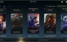 Conta de WILD RIFT com skins lenda