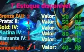 Contas de League of Legends escolha o seu tipo ideal!