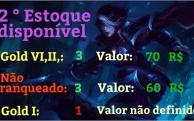 Contas de League of Legends escolha o seu tipo ideal!