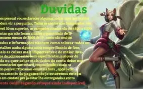Contas de League of Legends escolha o seu tipo ideal!