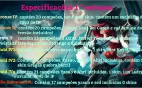 Contas de League of Legends escolha o seu tipo ideal!