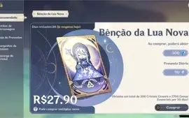 Conta Genshin Impact AR 24 Ayato+Elegia