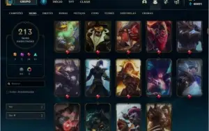 CONTA LOL MESTRE TODOS OS CHAMPIONS