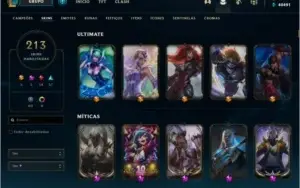 CONTA LOL MESTRE TODOS OS CHAMPIONS