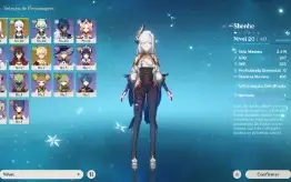 Ayaka + Assinatura/ Shenhe + Assinatura AR 29