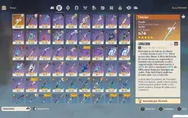 Conta com 7 personagens 5 estrelas