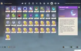 Conta com 7 personagens 5 estrelas