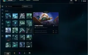 Conta LOL, lvl 33, MTS FRAG DE SKIN