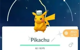 Pikachu de Evento Shiny - Pokémon Go