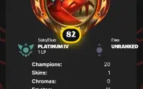 Conta Platina 4 69.7% de winrate (sem email confirmado)