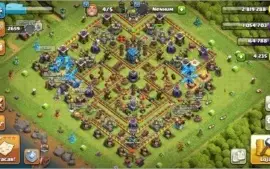 CONTA CV 12 CLASH OF CLANS 6 CONSTRUTORES