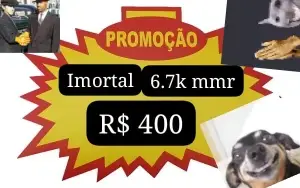 DOTA 2, conta imortal 6.7k, 11k+ behavior, (sem smurf pool)