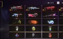 conta free fire com angelical, armas evolutivas e muito mais