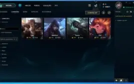 VENDO CONTA DO LOL COM 322 SKINS LVL 80 UNRANKED ATUALMENTE