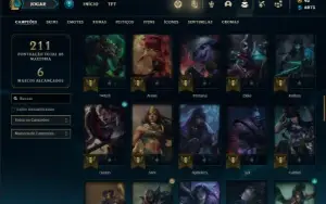 Conta prata 3 com 75 Champs e 42 Skins ( MAIN ADC )