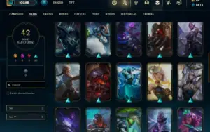 Conta prata 3 com 75 Champs e 42 Skins ( MAIN ADC )