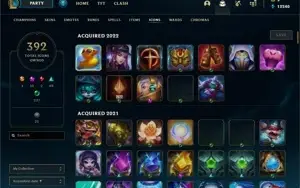 CONTA LVL 506 COM TODOS OS CHAMPS E 261 SKINS