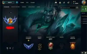 CONTA LVL 506 COM TODOS OS CHAMPS E 261 SKINS
