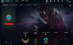 CONTA SMURF LOL SERVIDOR NA GOLD 4