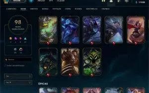 CONTA MAIN ORNN - 700K - DROP DO D2 - PLAT1 NA MD5 - 98 SKIN