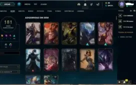 CONTA DE LEAGUE OF LEGENDS !