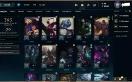 CONTA DE LEAGUE OF LEGENDS !